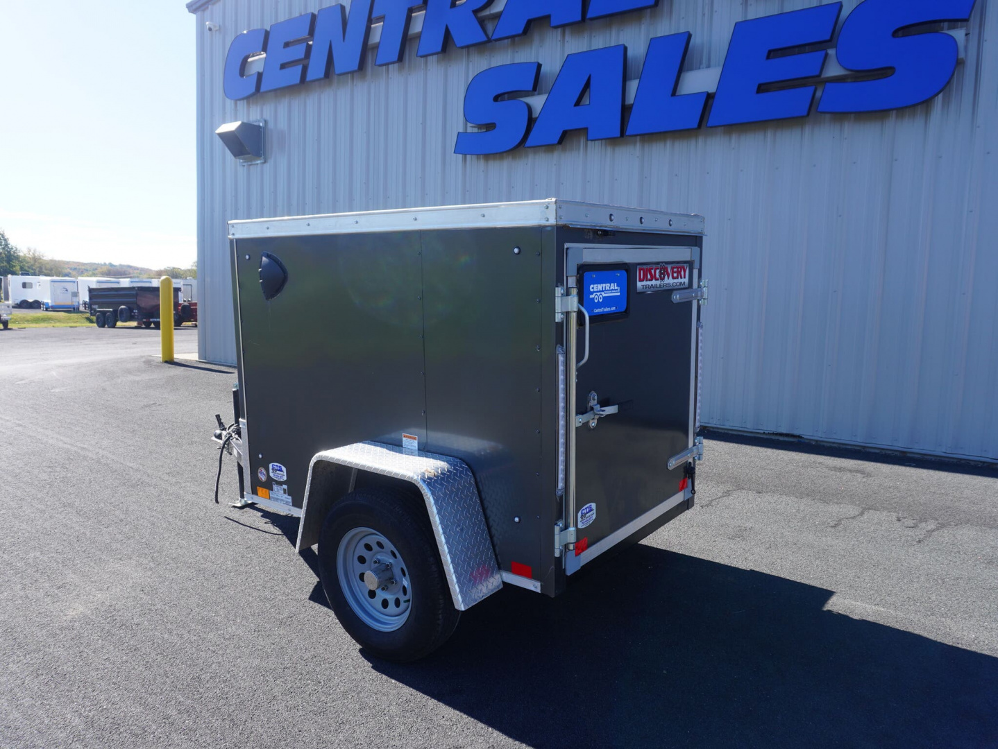 Used 2023 Discovery Trailers 4x6ft Enclosed Cargo Trailer