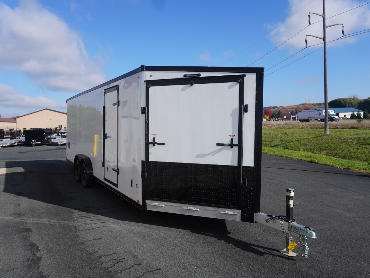 New 2025 Stealth Trailers 7.5x29ft Snowmobile Trailer