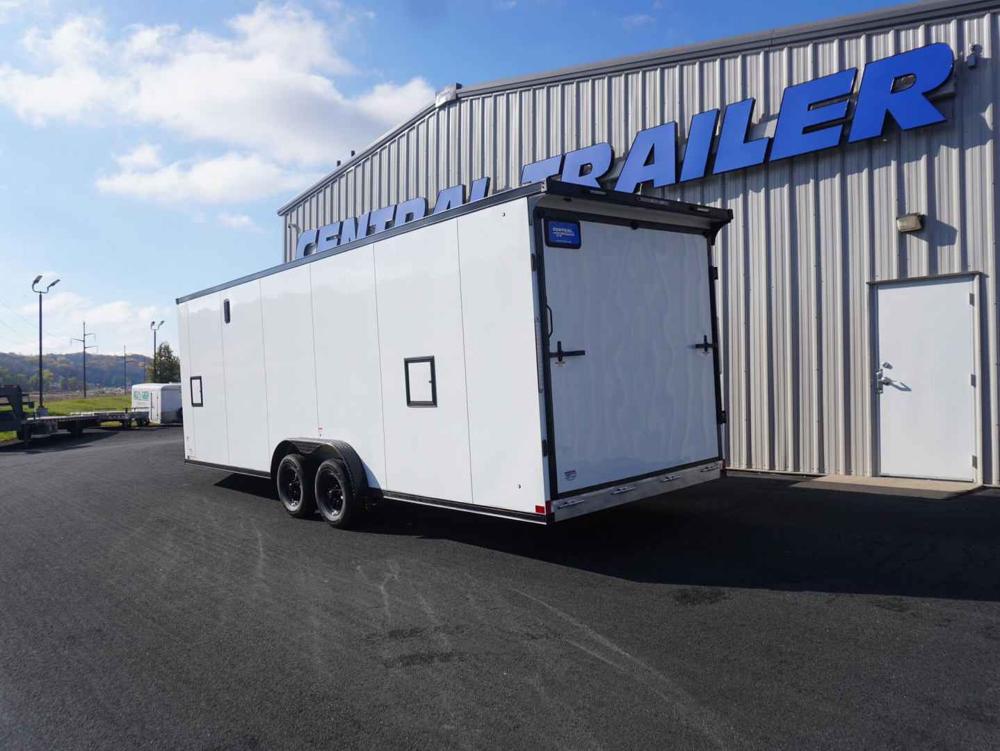 New 2025 Stealth Trailers 7.5x29ft Snowmobile Trailer