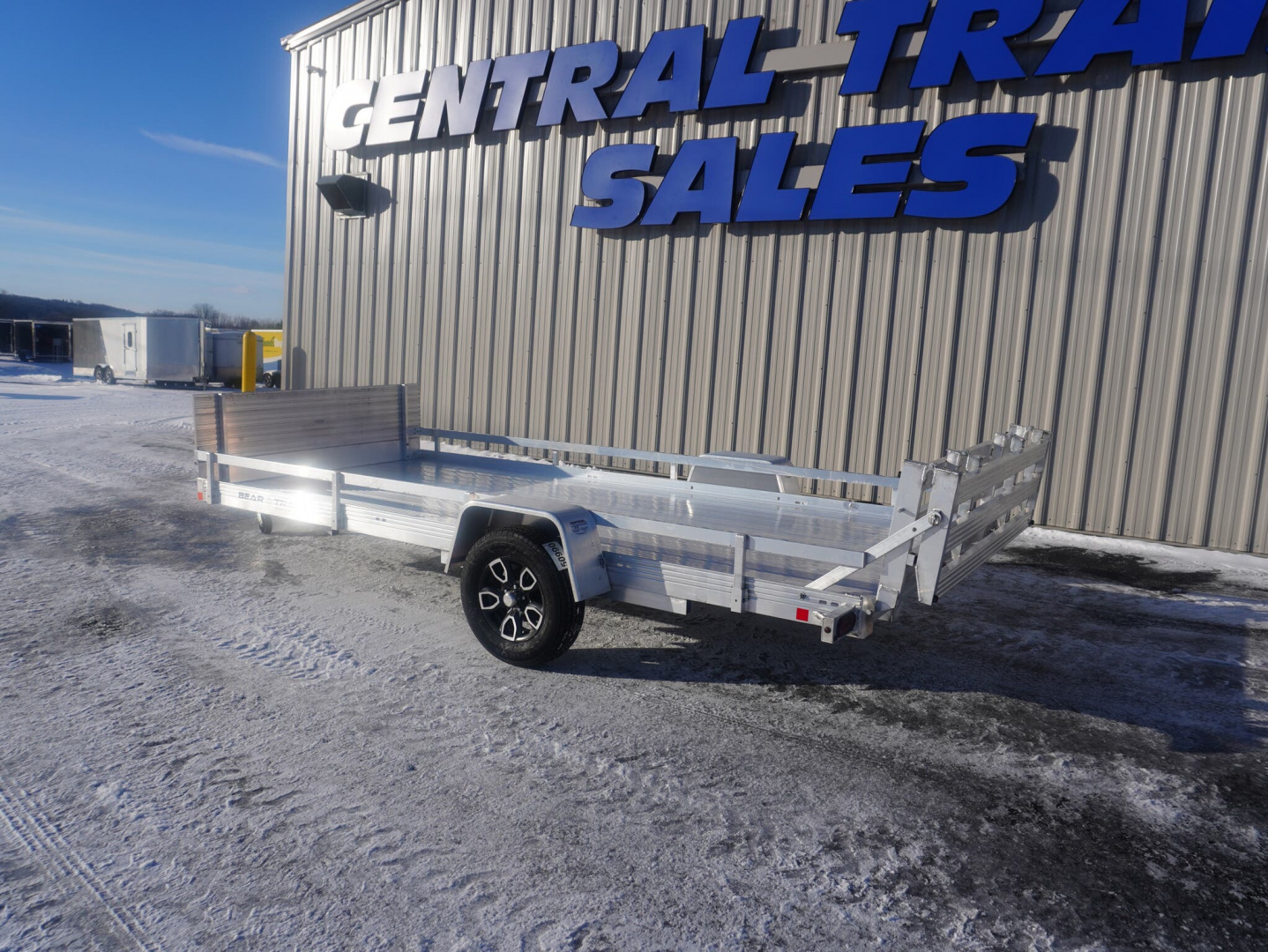 New 2026 Bear Track 80'x15ft Aluminum Utility Trailer
