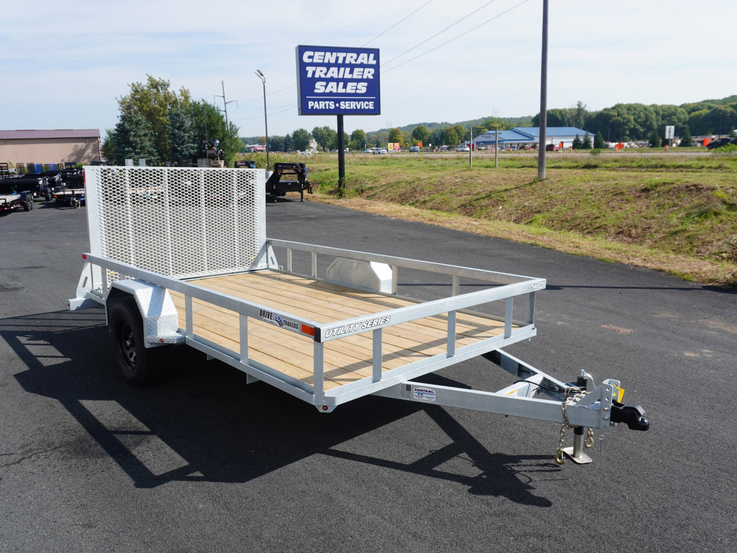 New 2026 Drive Trailers 7x12ft Galvanized Utility