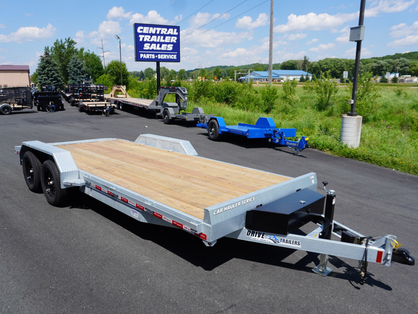 New 2026 Drive Trailers 83'x18' Galvanized Car Hauler