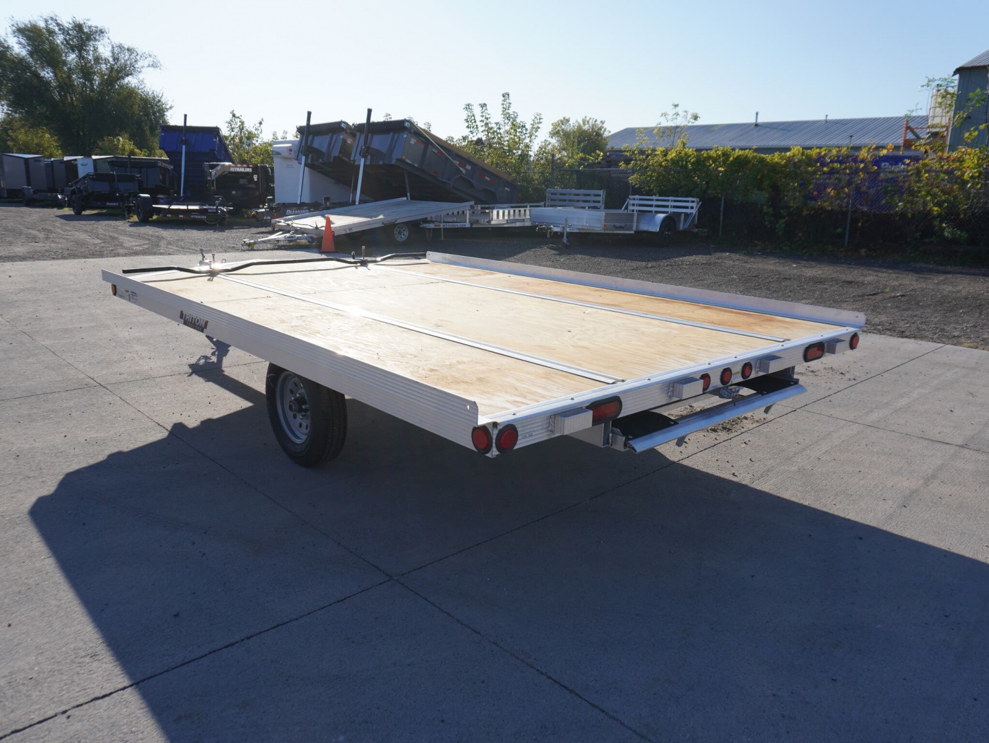 New 2024 Triton Trailers XT 8.5x12ft Snow Trailer