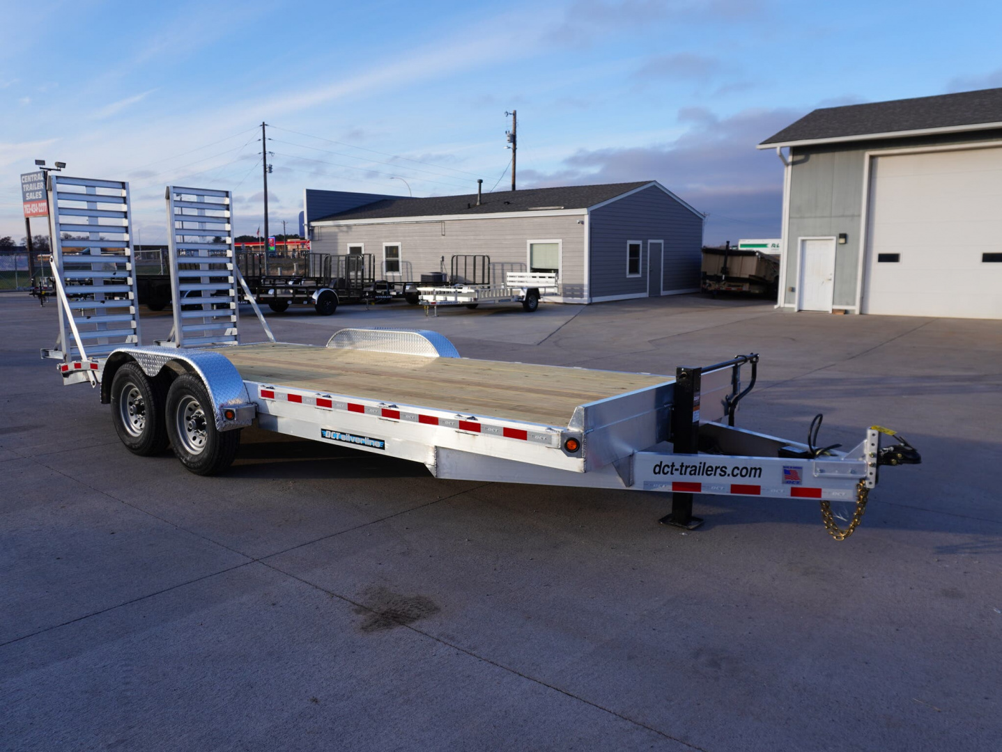 New 2026 DCT 83'x20ft Aluminum Equipment Trailer - 14K GVWR Equipment Trailer