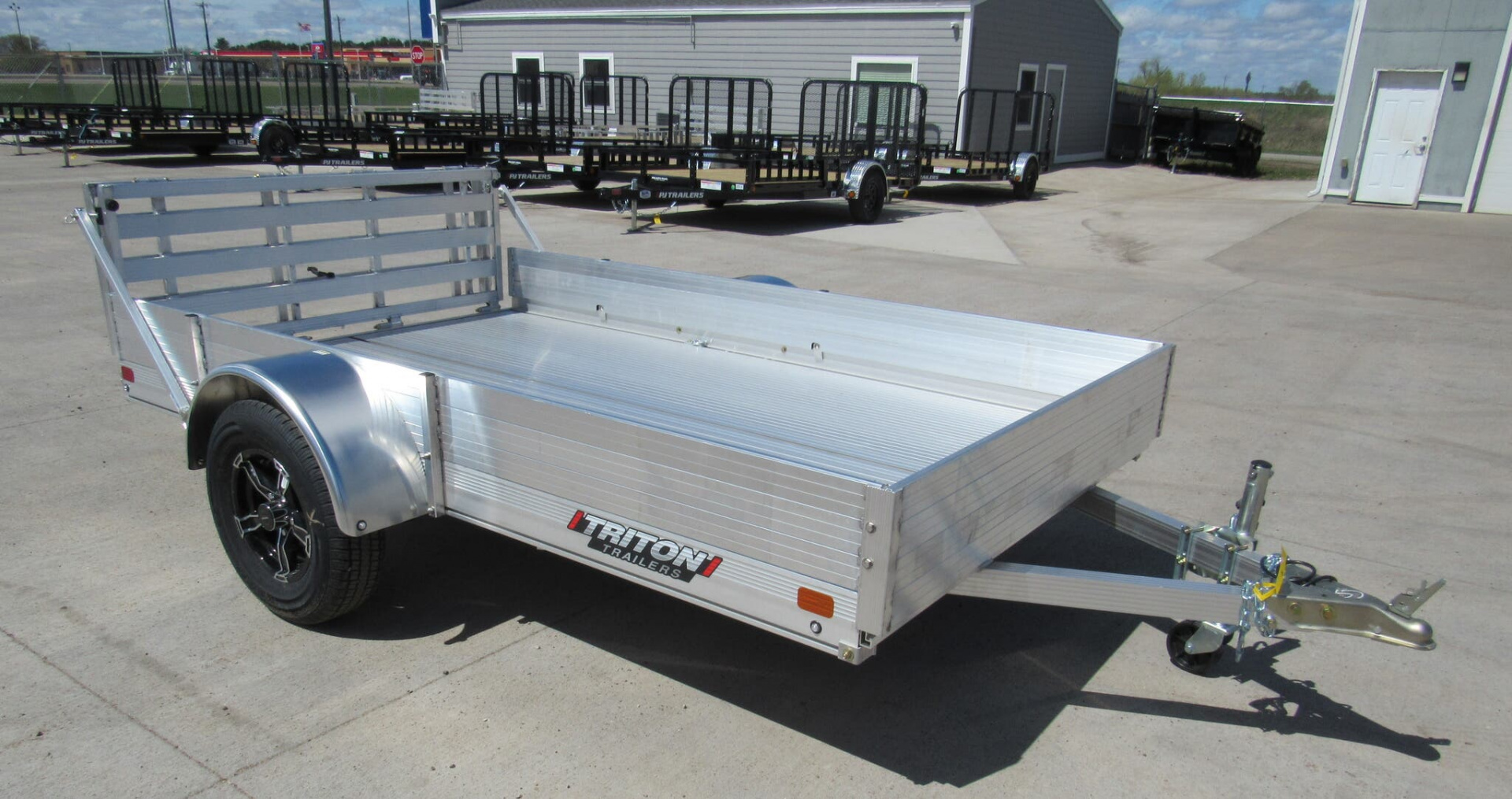 New 2025 Triton Trailers 6x10ft Aluminum Utility