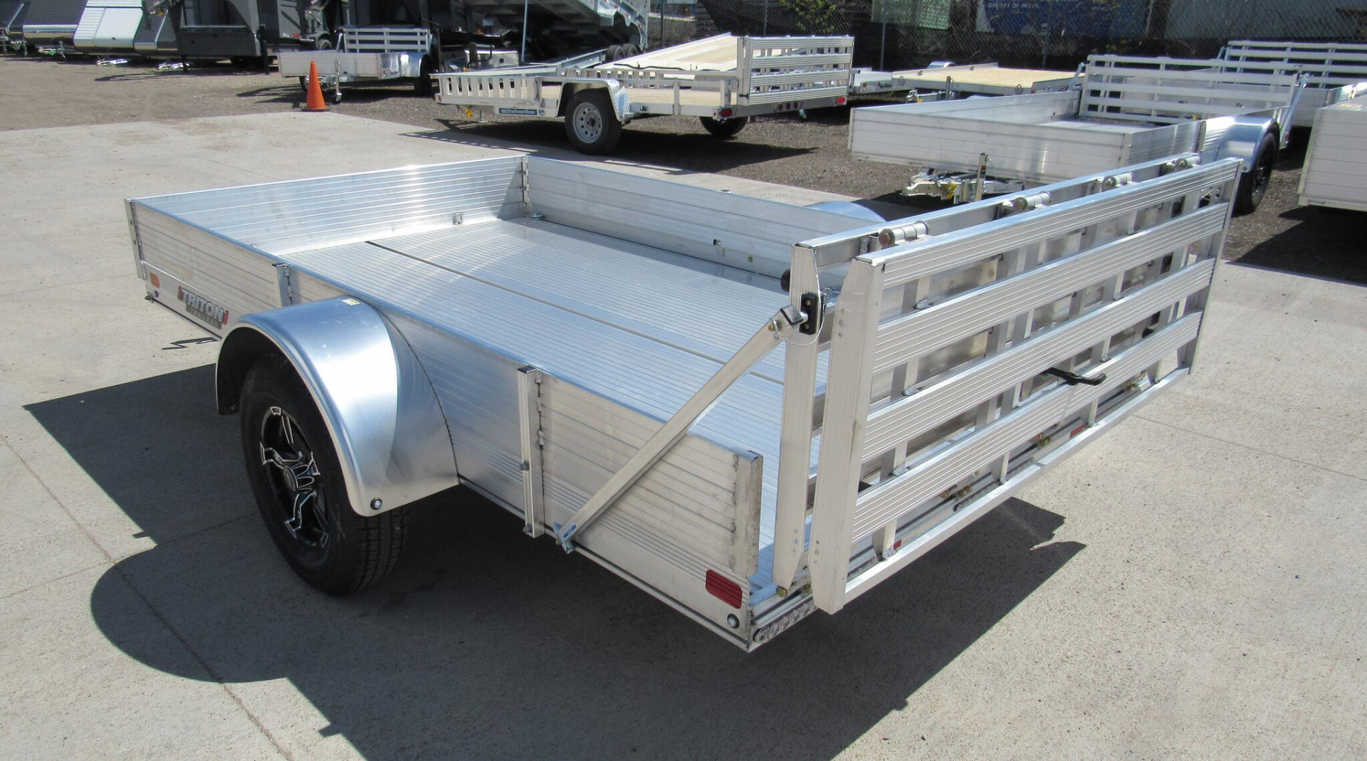New 2025 Triton Trailers 6x10ft Aluminum Utility