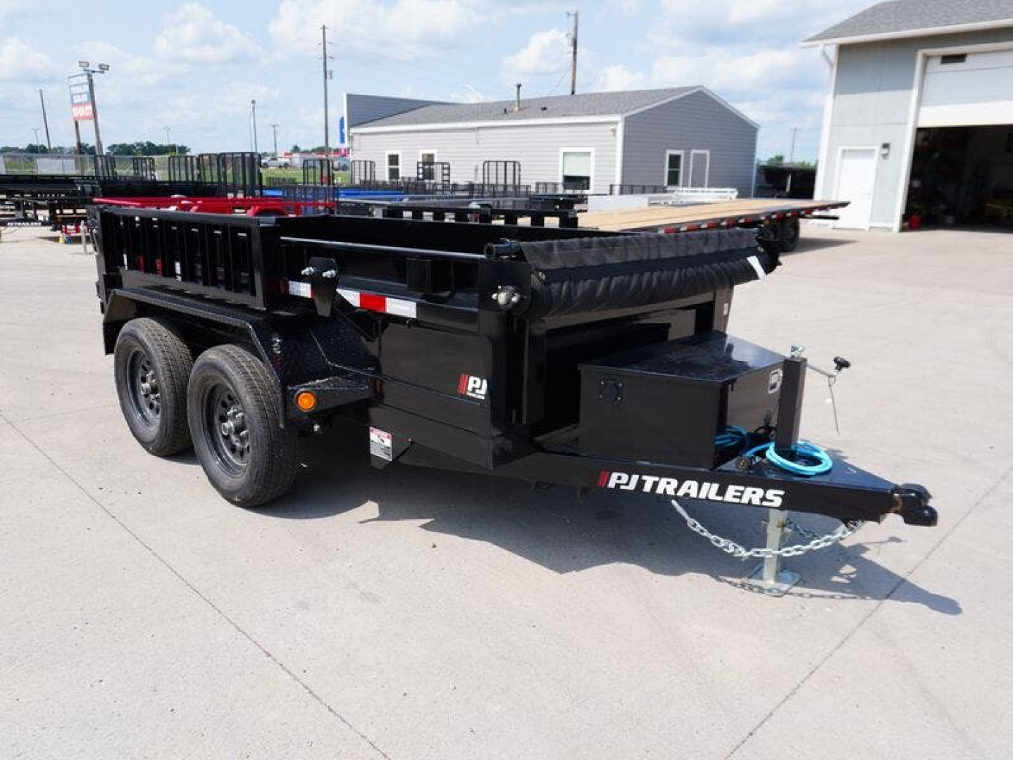 New 2026 PJ Trailers 5x10ft Utility Dump Trailer
