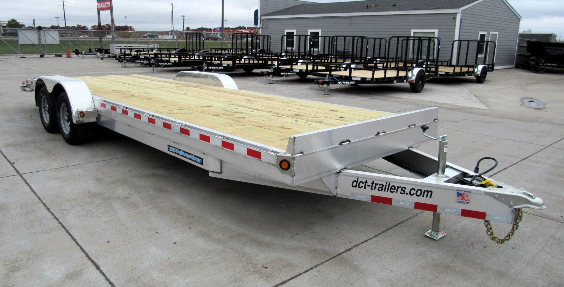 New 2026 DCT 83'x24ft Aluminum Car Hauler Car Hauler