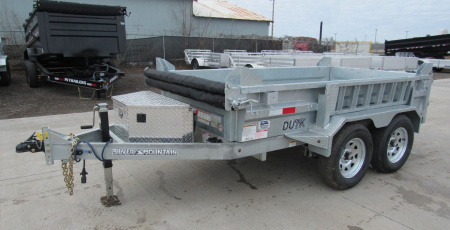 New 2025 Silver Mountain Trailers 5x10ft Galvanized Dump