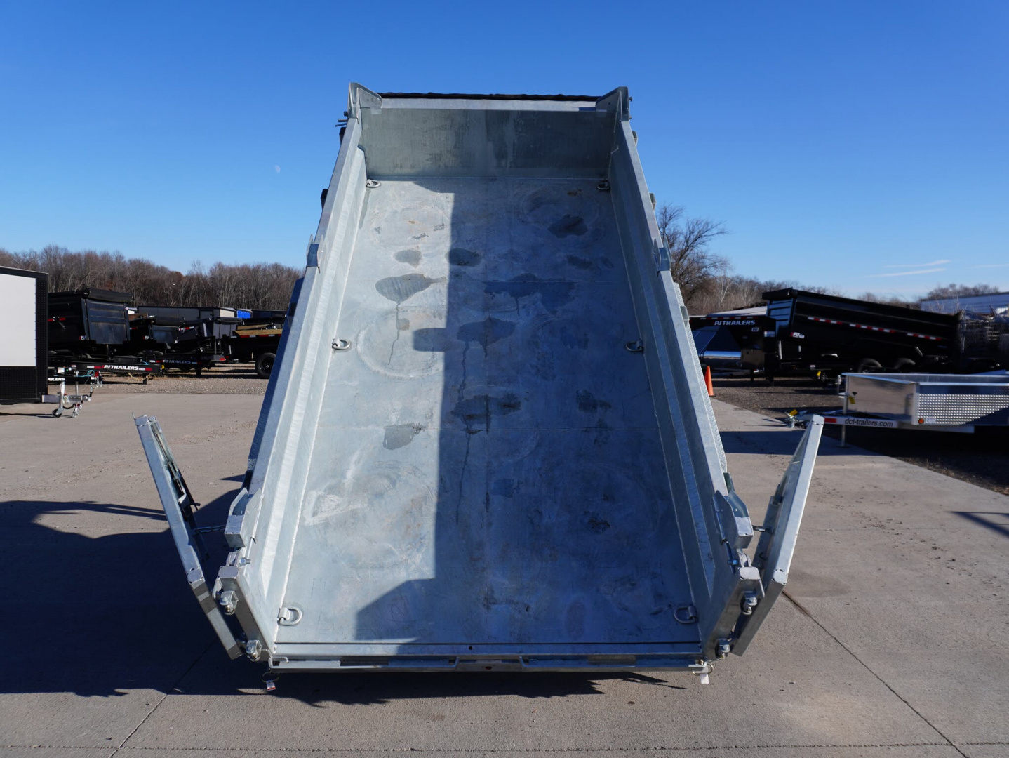 New 2025 Silver Mountain Trailers 6x12ft Galvanized Dump