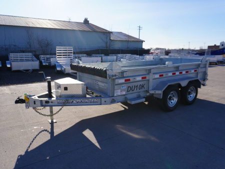 New 2025 Silver Mountain Trailers 6x12ft Galvanized Dump