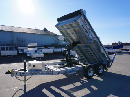New 2025 Silver Mountain Trailers 6x12ft Galvanized Dump