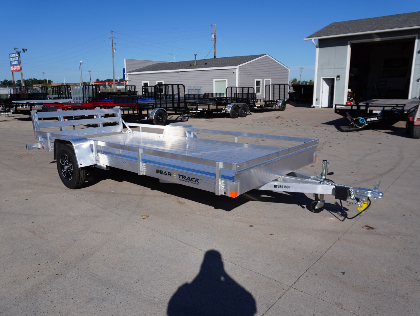 New 2026 Bear Track 80"x15ft Aluminum Utility Trailer