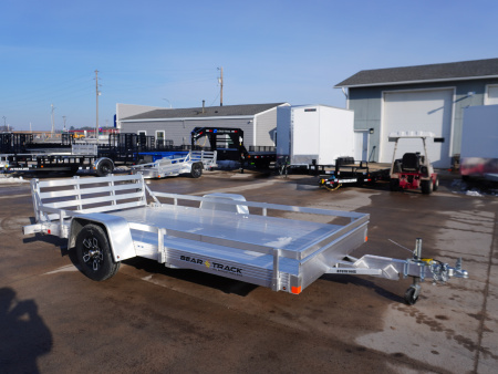 New 2026 Bear Track 76'x12ft Aluminum Utility Trailer