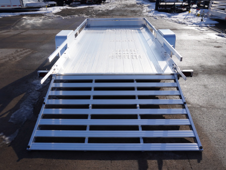 New 2026 Bear Track 76'x12ft Aluminum Utility Trailer