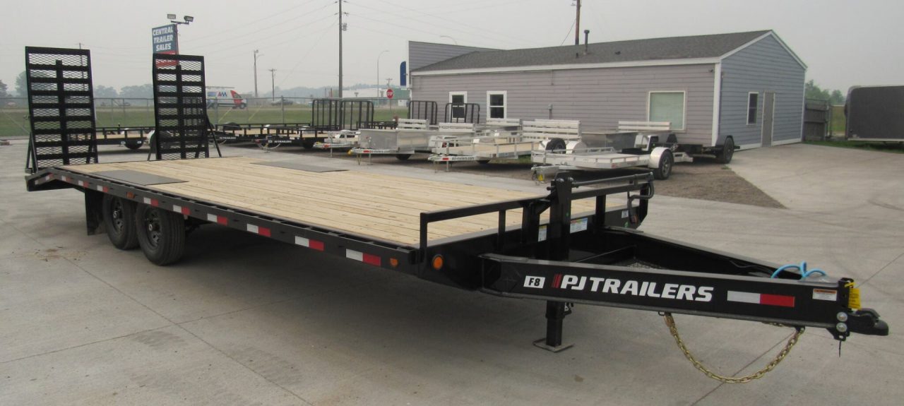 New 2027 PJ Trailers F8 24ft Equipment Trailer