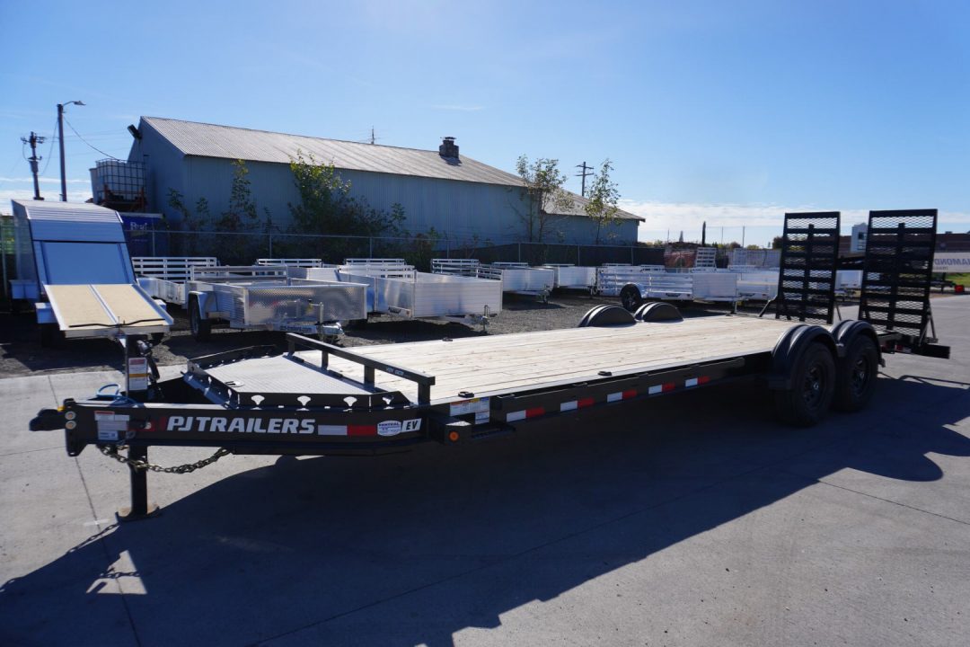 New 2026 PJ Trailers 24' I'Beam Equipment Trailer, 14000# GVWR Equipment Trailer