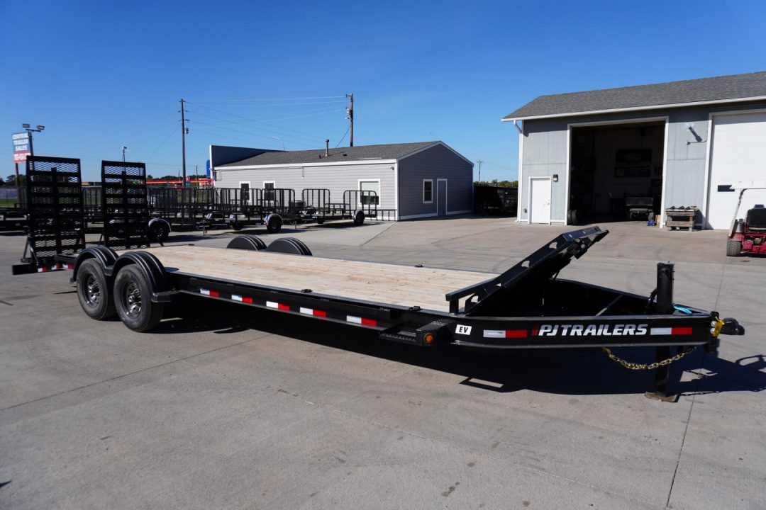 New 2026 PJ Trailers 24' I'Beam Equipment Trailer, 14000# GVWR Equipment Trailer
