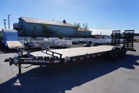 New 2026 PJ Trailers 24' I'Beam Equipment Trailer, 14000# GVWR Equipment Trailer