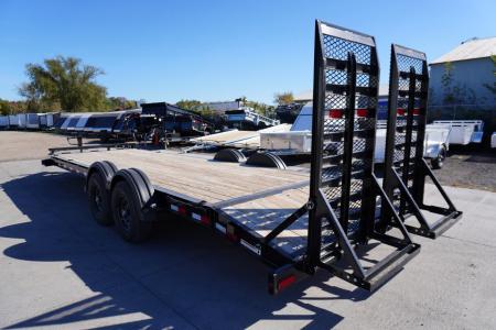 New 2026 PJ Trailers 24' I'Beam Equipment Trailer, 14000# GVWR Equipment Trailer