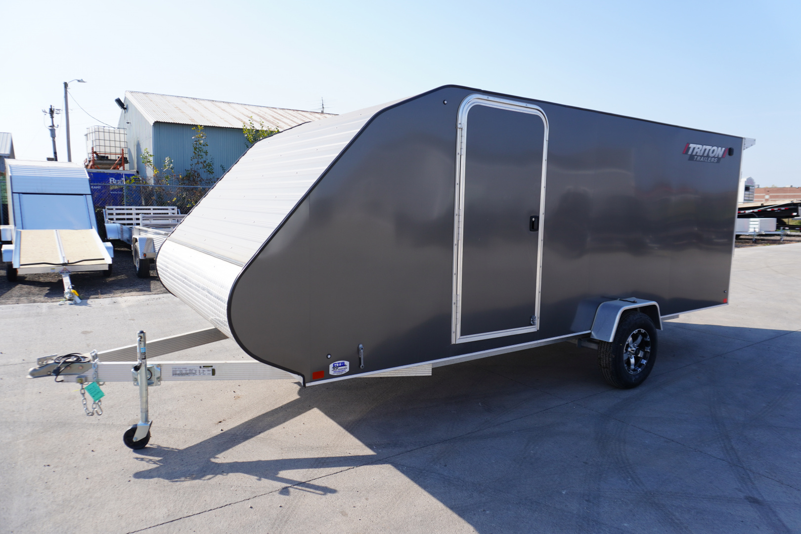 New 2026 Triton Trailers 7x16ft TC167 Snowmobile Trailer