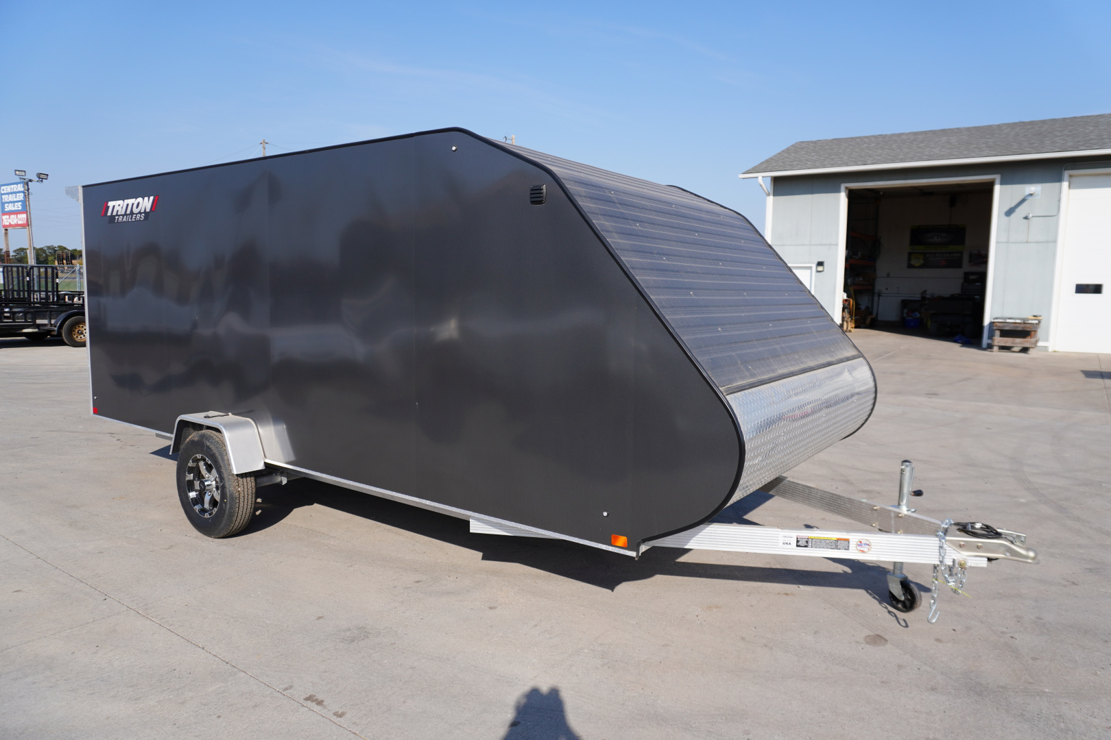 New 2026 Triton Trailers 7x16ft TC167 Snowmobile Trailer