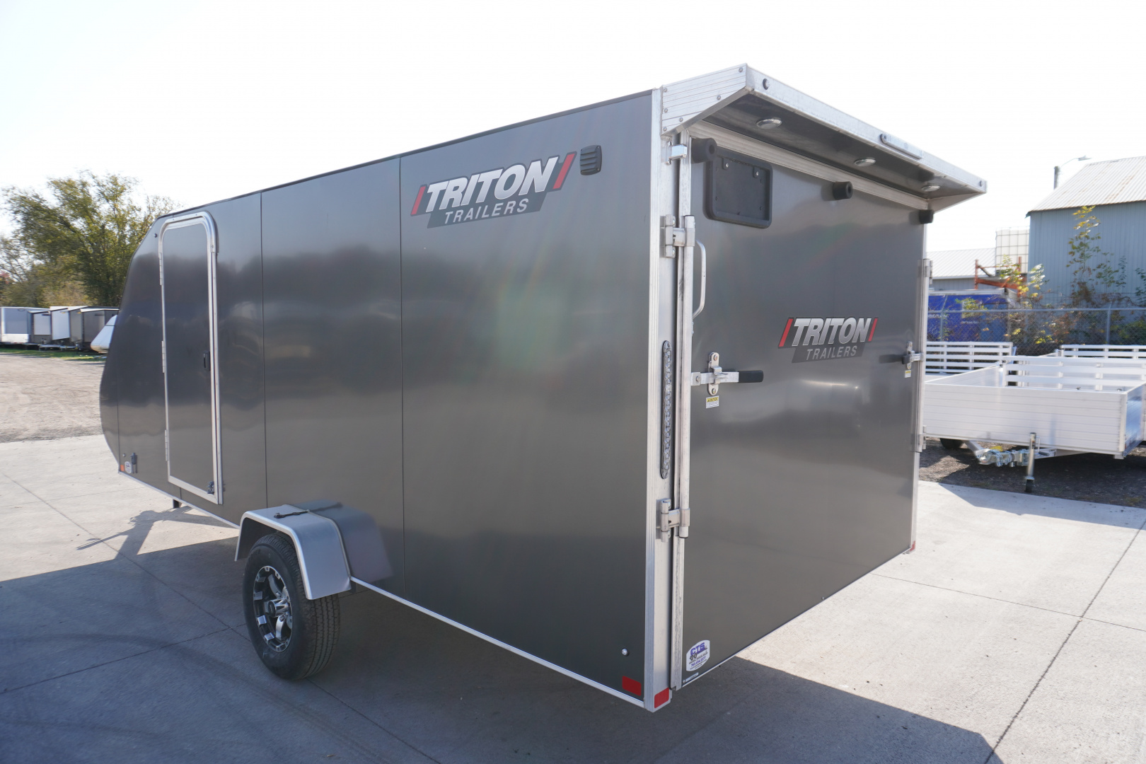 New 2026 Triton Trailers 7x16ft TC167 Snowmobile Trailer