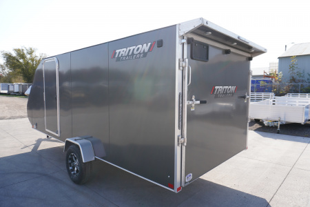 New 2026 Triton Trailers 7x16ft TC167 Snowmobile Trailer