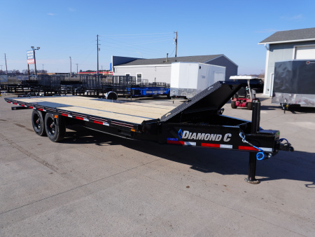New 2026 Diamond C Trailers DET210 22ft Deckover Tilt Trailer