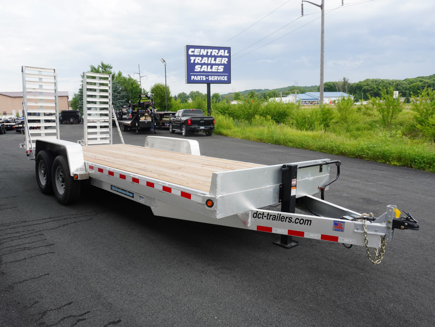 New 2026 DCT 20ft Aluminum Equipment Equipment Trailer