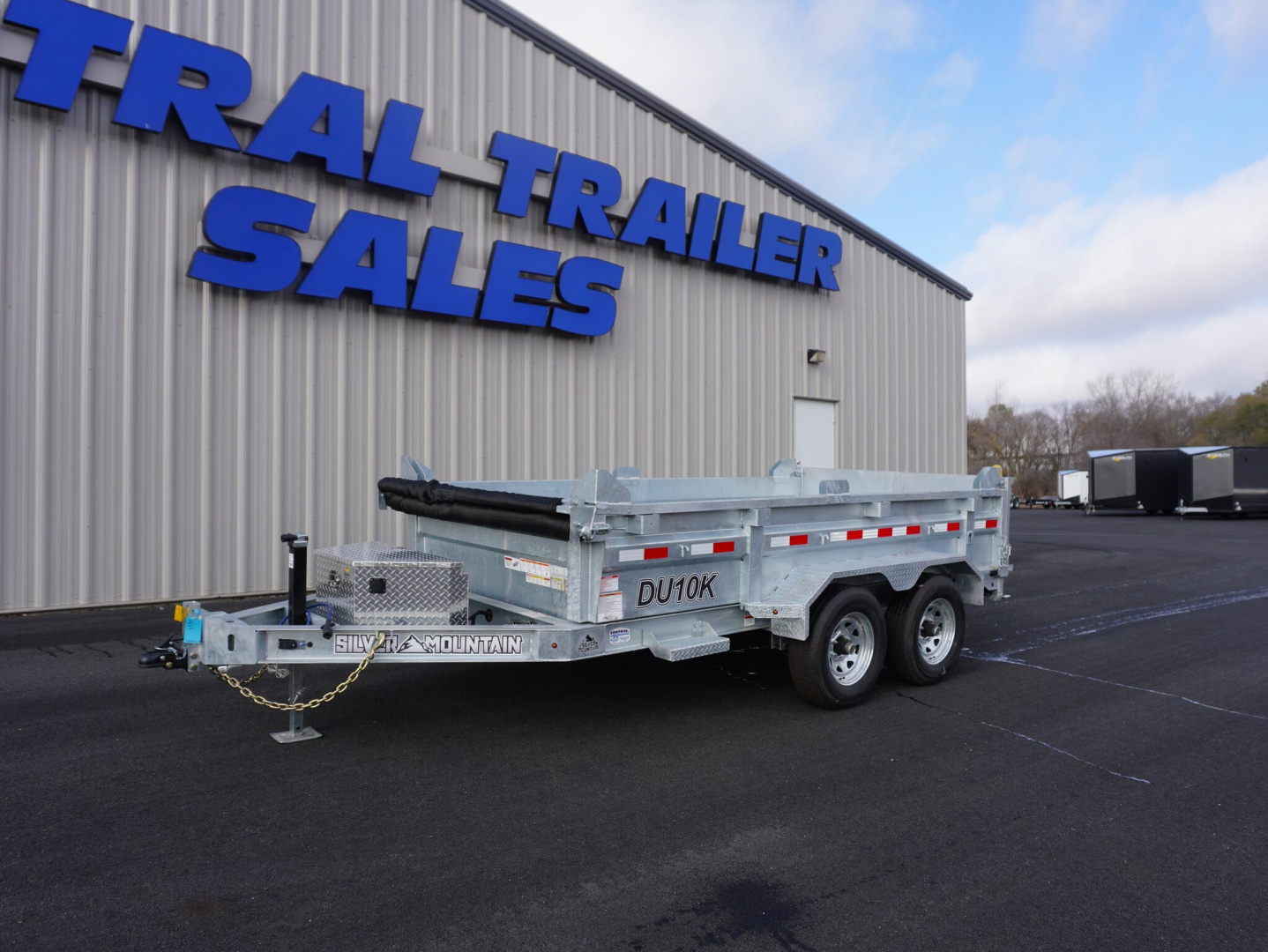 New 2025 Silver Mountain Trailers 6x12ft Galvanized Dump