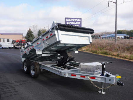 New 2025 Silver Mountain Trailers 6x12ft Galvanized Dump