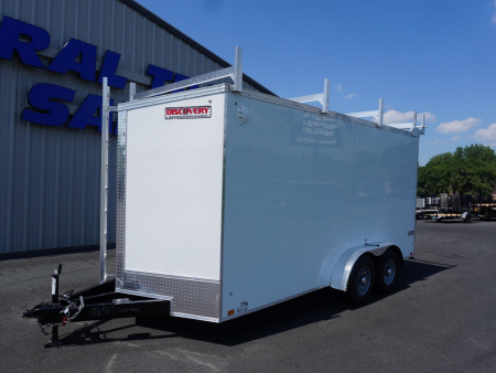 New 2026 Discovery Trailers 7x16 Steel Cargo Trailer 10K GVWR