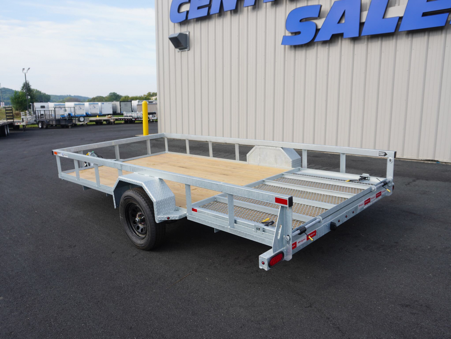 New 2026 Drive Trailers 7x14ft Galvanized Utility