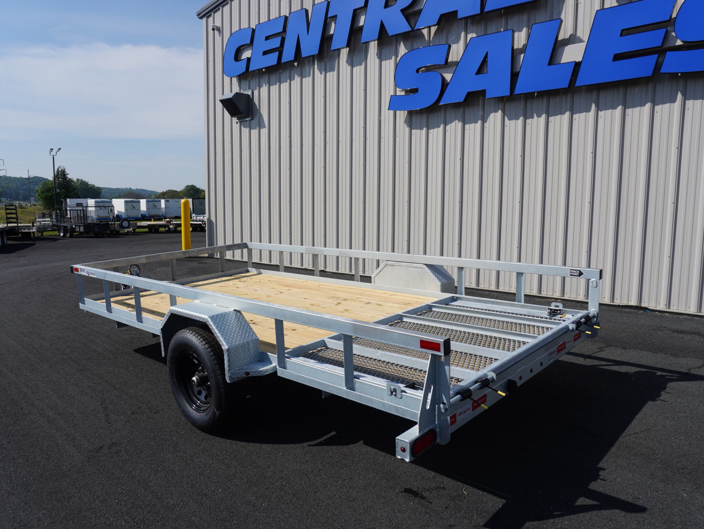 New 2026 Drive Trailers 7x14ft Galvanized Utility