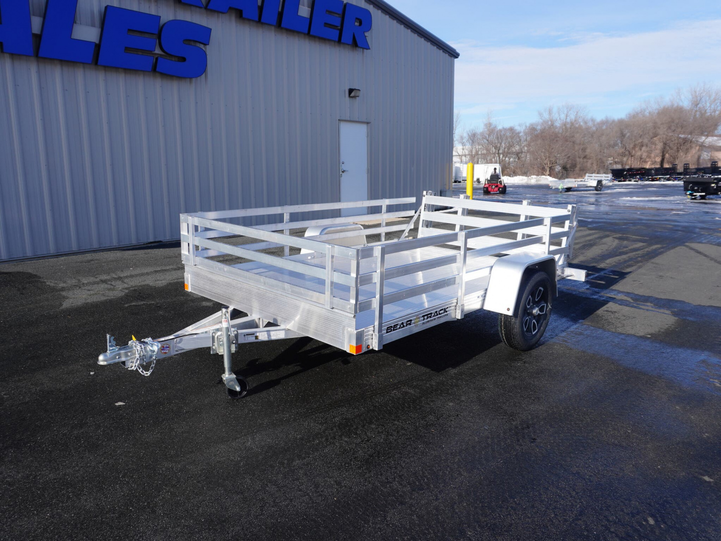 New 2026 Bear Track 76'x10ft Aluminum Utility Trailer