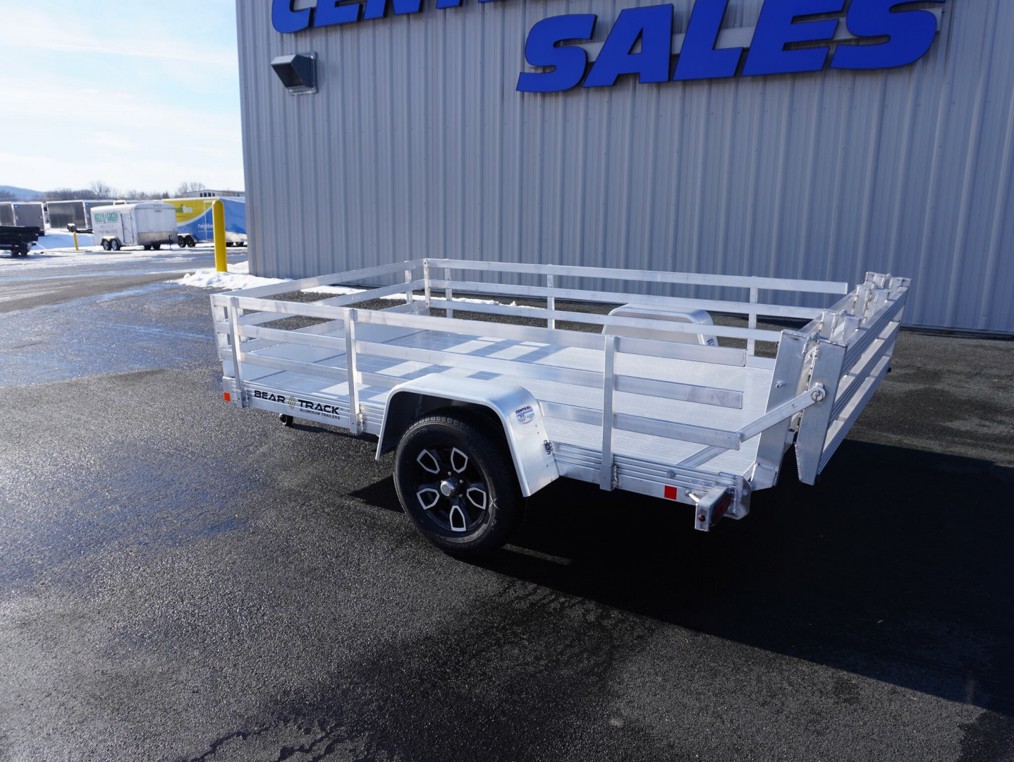 New 2026 Bear Track 76'x10ft Aluminum Utility Trailer