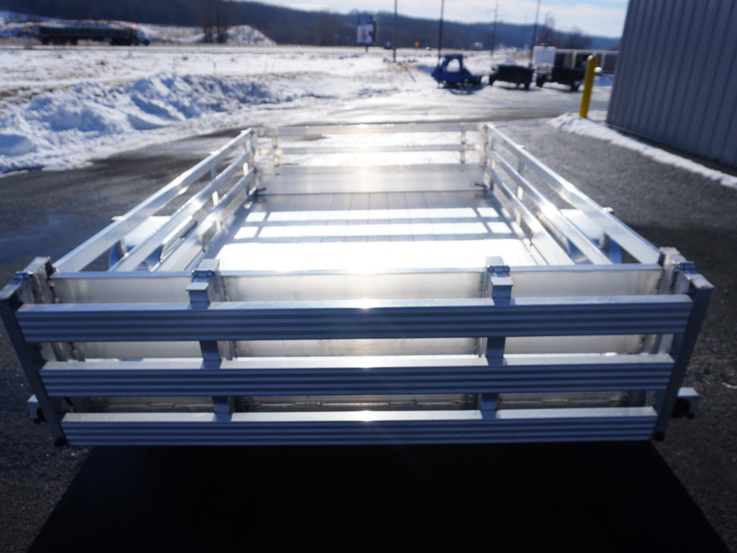 New 2026 Bear Track 76'x10ft Aluminum Utility Trailer