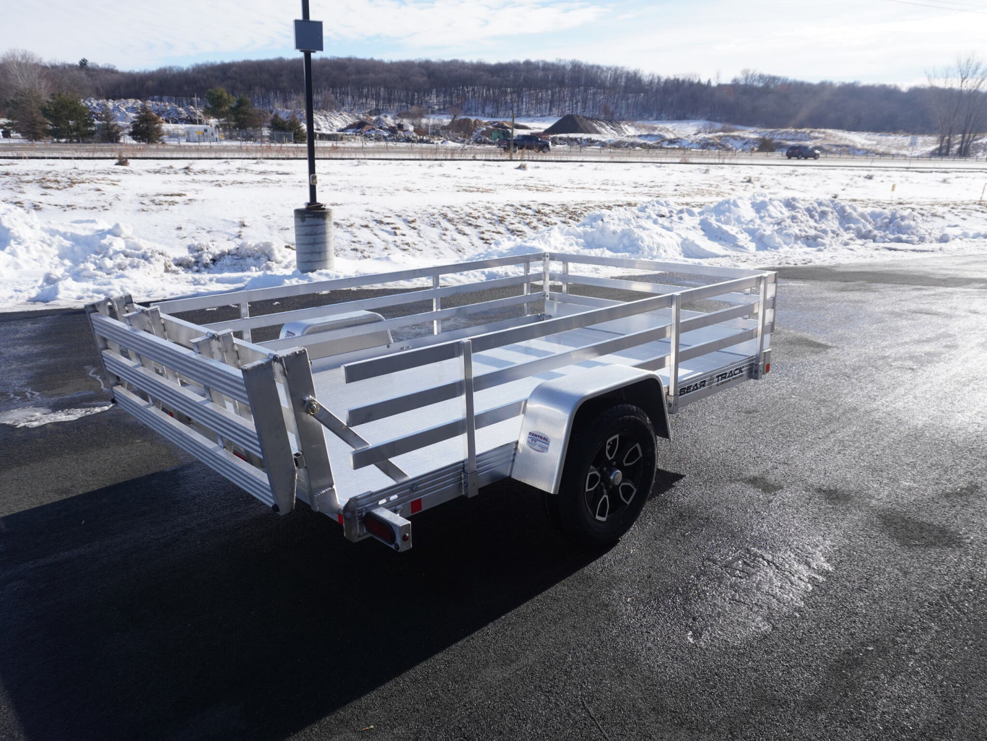 New 2026 Bear Track 76'x10ft Aluminum Utility Trailer