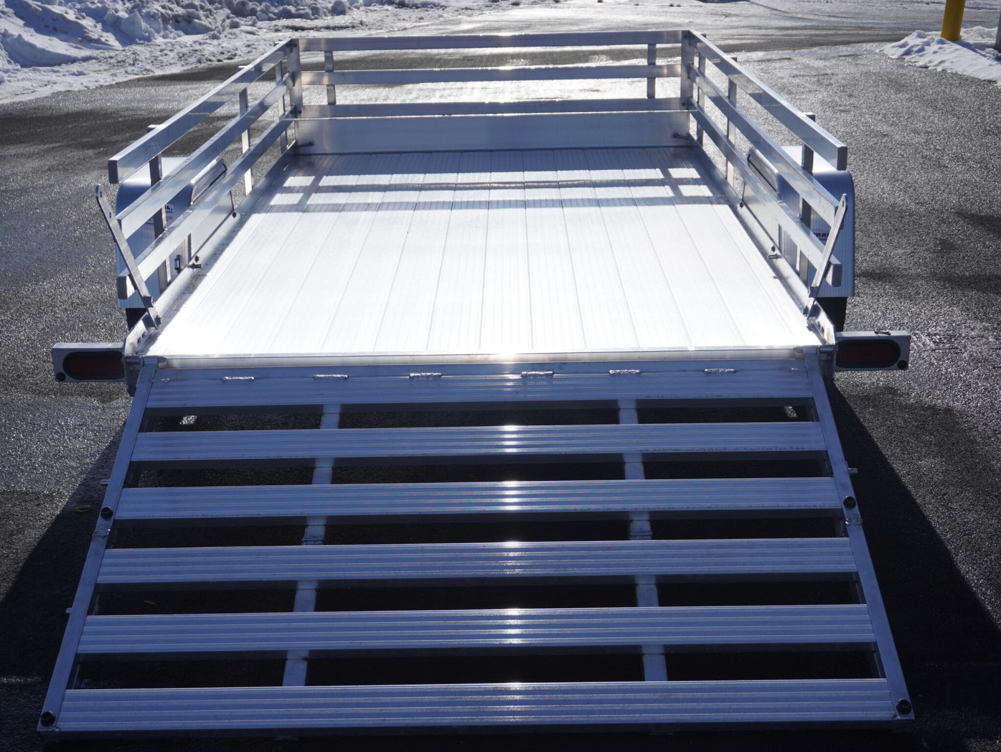 New 2026 Bear Track 76'x10ft Aluminum Utility Trailer