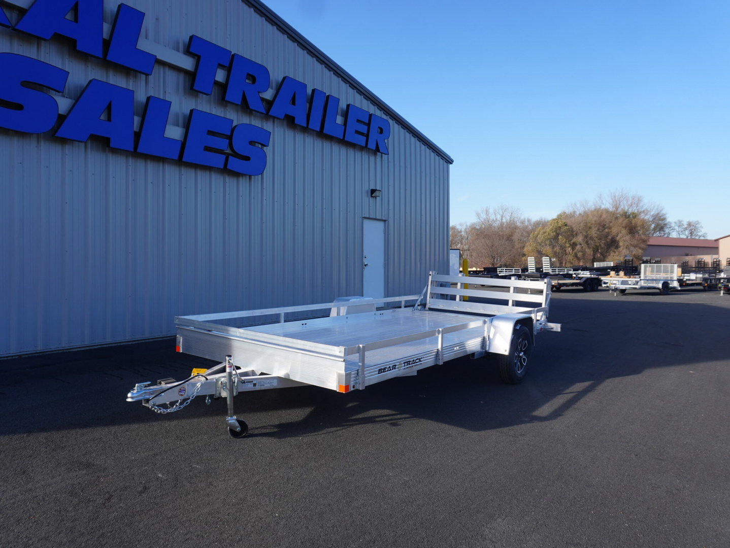 New 2026 Bear Track 80'x15ft Aluminum Utility Trailer
