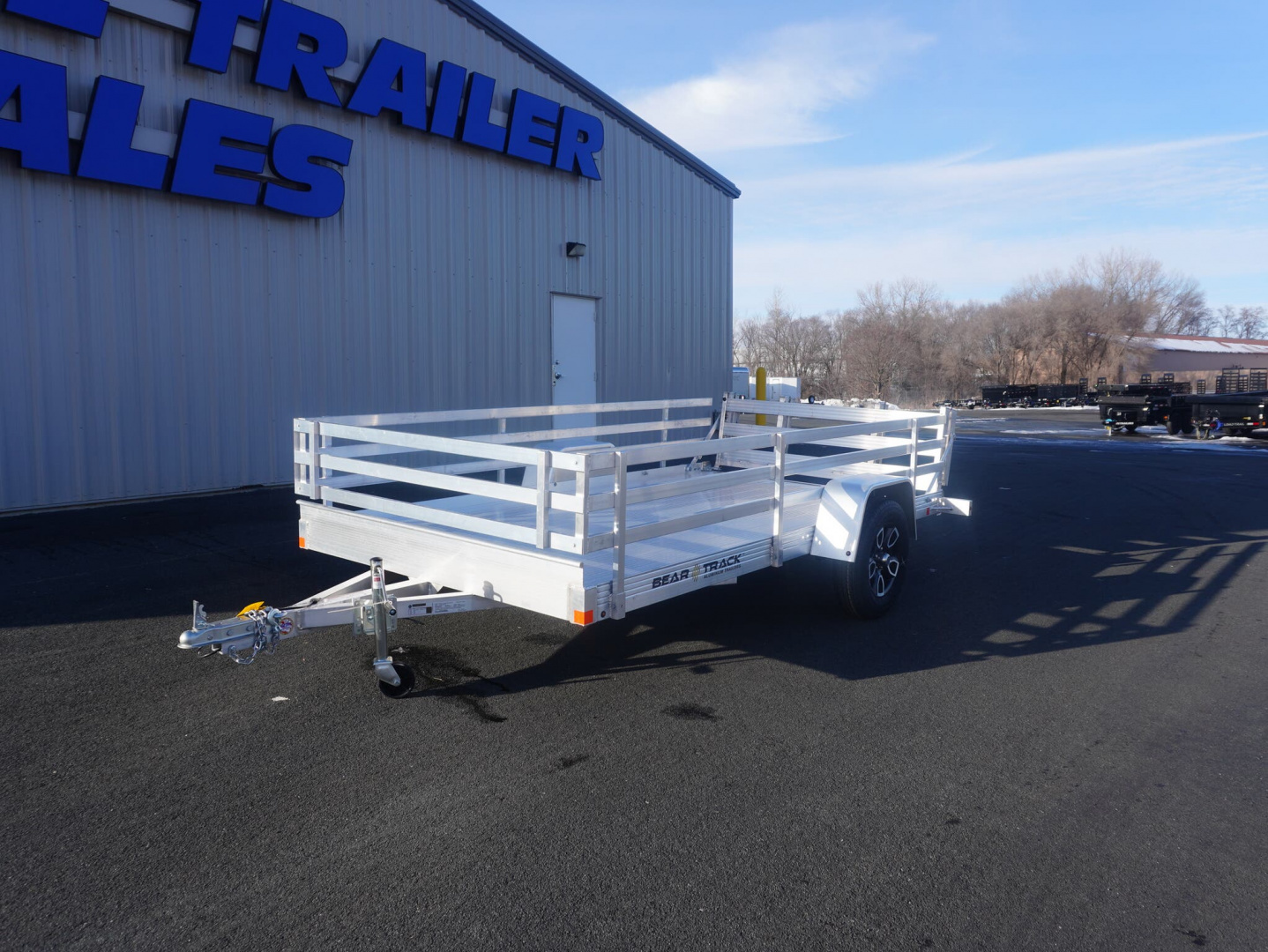 New 2026 Bear Track 76'x12ft Aluminum Utility Trailer