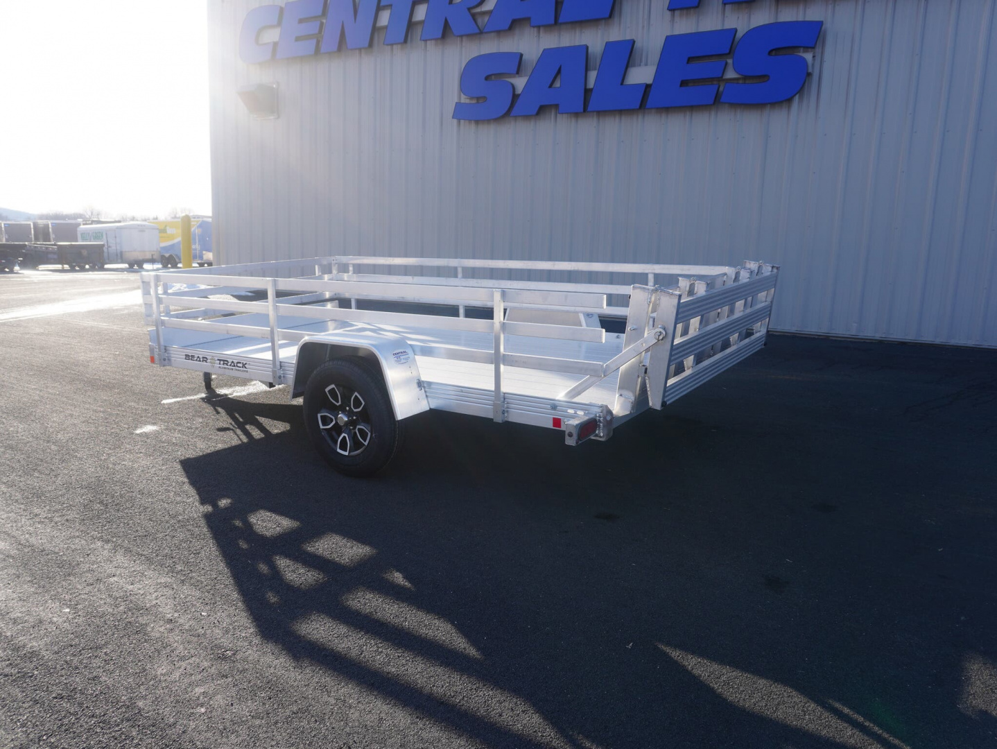 New 2026 Bear Track 76'x12ft Aluminum Utility Trailer