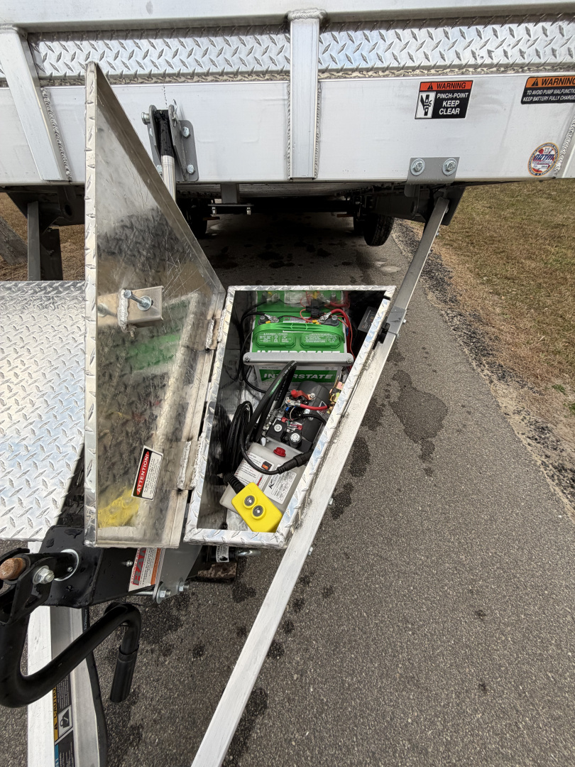 New 2026 H&H Trailers 14K 82X22 Aluminum Electric Tilt Speed Loader Car Hauler