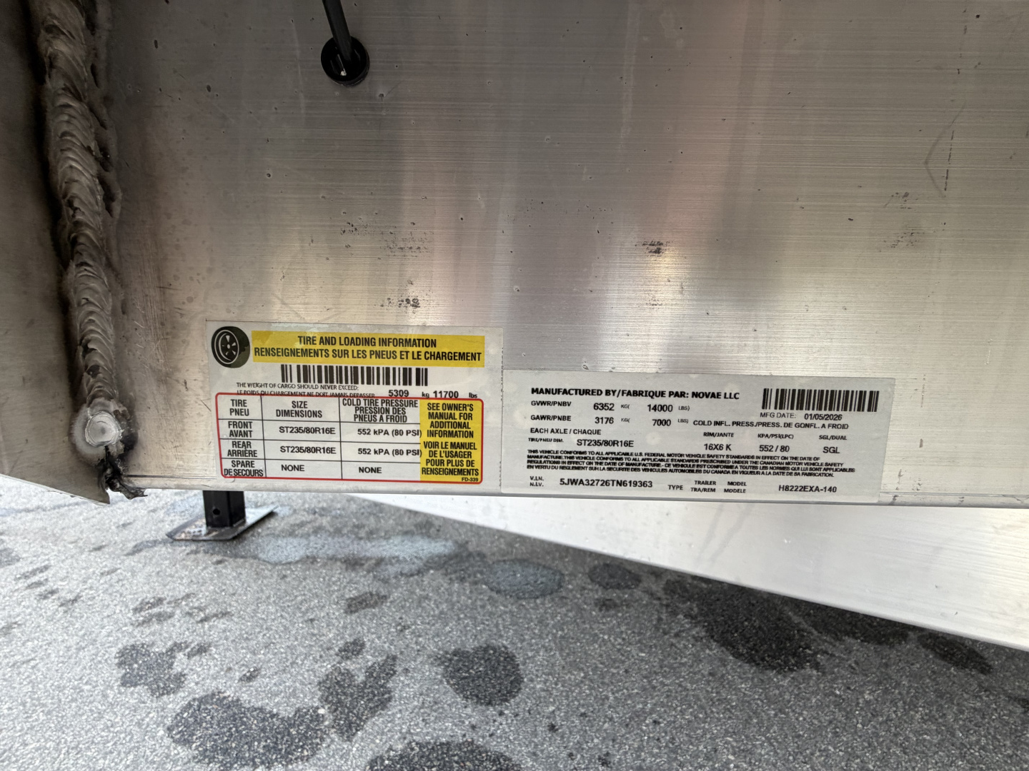 New 2026 H&H Trailers 14K 82X22 Aluminum Electric Tilt Speed Loader Car Hauler