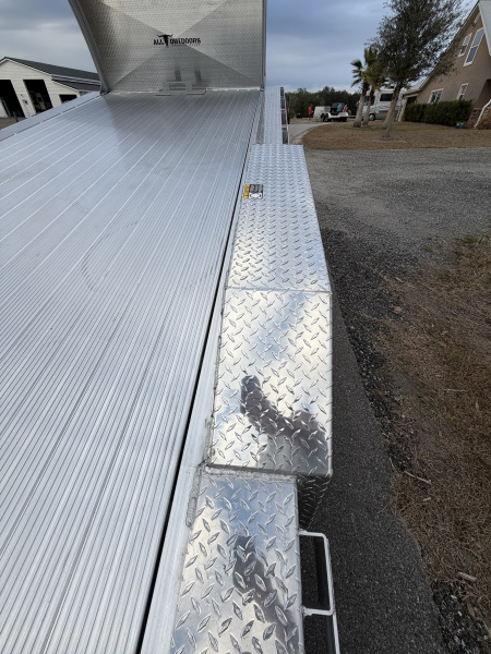 New 2026 H&H Trailers 14K 82X22 Aluminum Electric Tilt Speed Loader Car Hauler