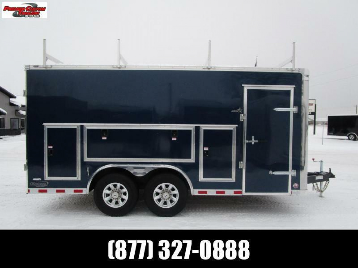 New BRAVO 8.5x16 CUSTOM CONTRACTORS TRAILER w/ 14K GVWR