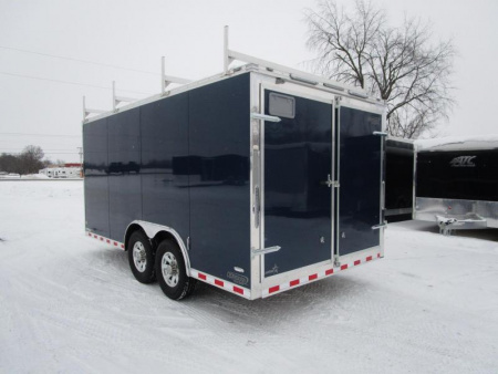 New BRAVO 8.5x16 CUSTOM CONTRACTORS TRAILER w/ 14K GVWR
