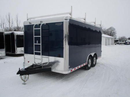 New BRAVO 8.5x16 CUSTOM CONTRACTORS TRAILER w/ 14K GVWR