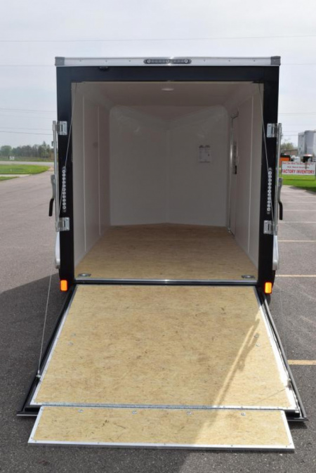 New BRAVO 6x12 SCOUT ENCLOSED MOTORCYCLE TRAILER